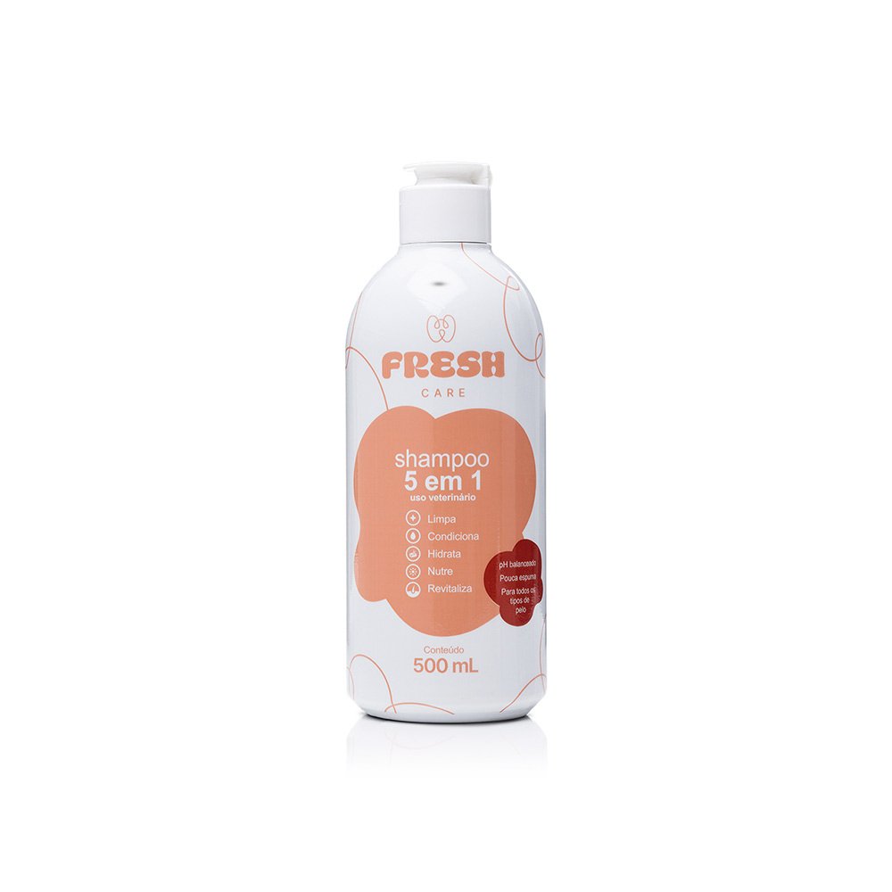 Shampoo Fresh Care 5 em 1 para Cães 500ml